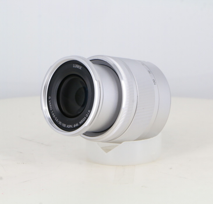【中古】(パナソニック) Panasonic G.バリオ 35-100/4-5.6 ASPH シルバー (H-FS35100)