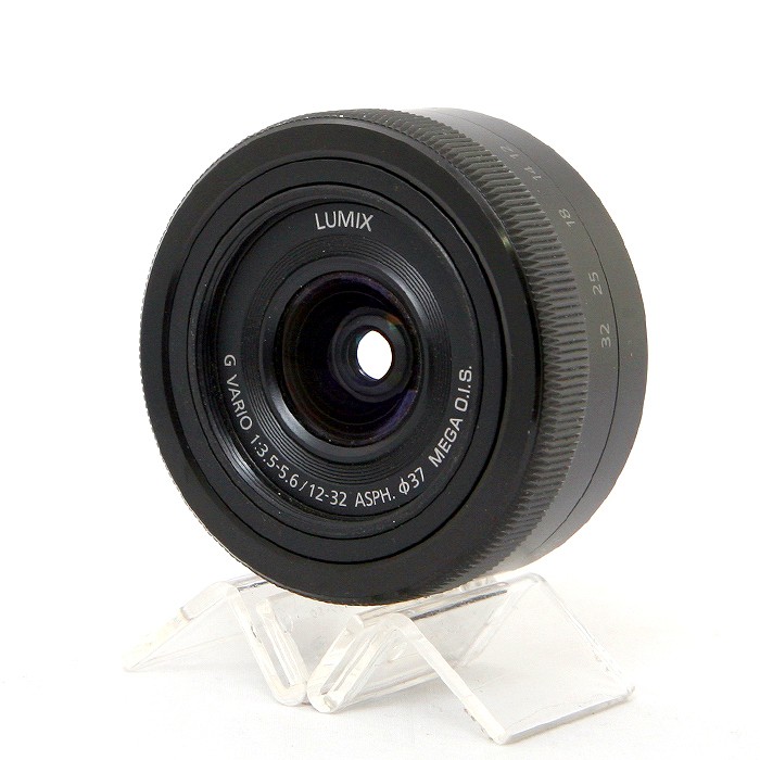 【中古】(パナソニック) Panasonic G VARIO 12-32/3.5-5.6 ASPH./MEGA O.I.S. ブラック (H-FS12032)