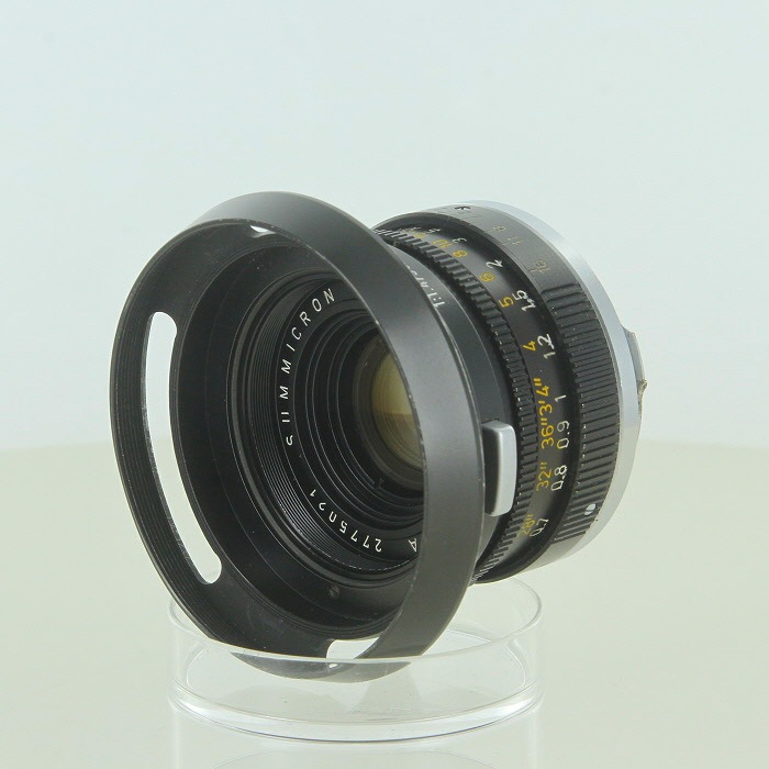 【中古】(ライカ) Leica ズミクロンM35/2(6枚玉カナダ)+フード12504