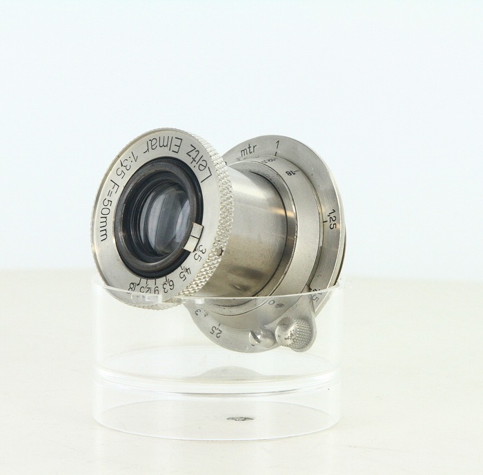 【OH票付】全回転式Leica:Elmar 50mm/f3.5 ニッケルエルマーLマウント