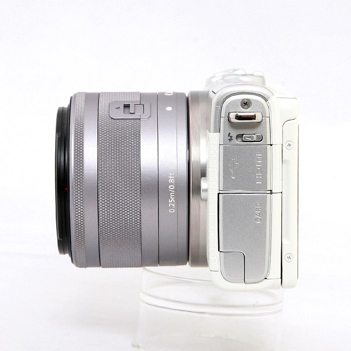Canon ミラーレス一眼カメラ EOS M100 EF-M15-45 ホワイト CANON EOS M100 EF-M15-45 IS STM レンズキット [ホワイト] 価格比較