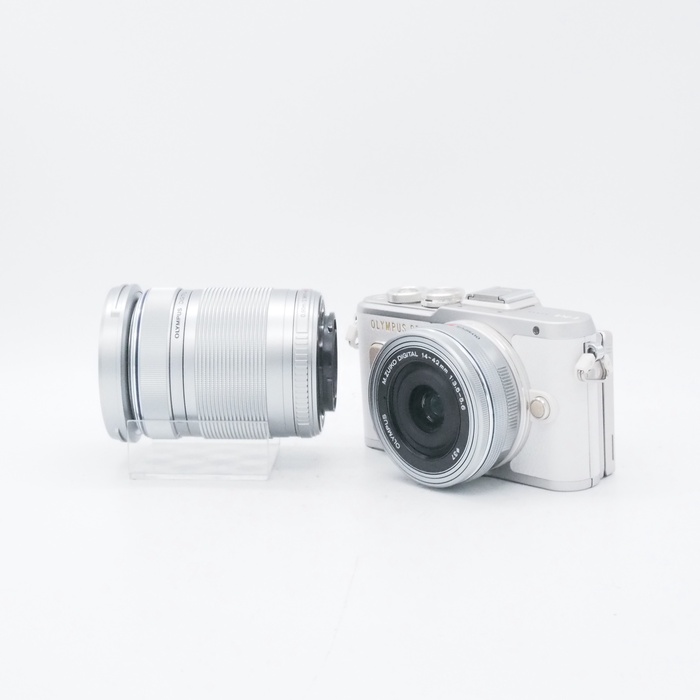 中古】(オリンパス) OLYMPUS E-PL8 EZダブルズームキツト ホワイト