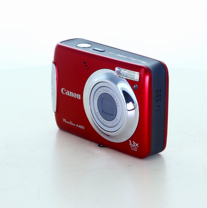 Canon PowerShot A480 レッド　撮影再生ok ジャンク 中古】(キヤノン) Canon POWERSHOT A480 レッド｜ナニワグループ