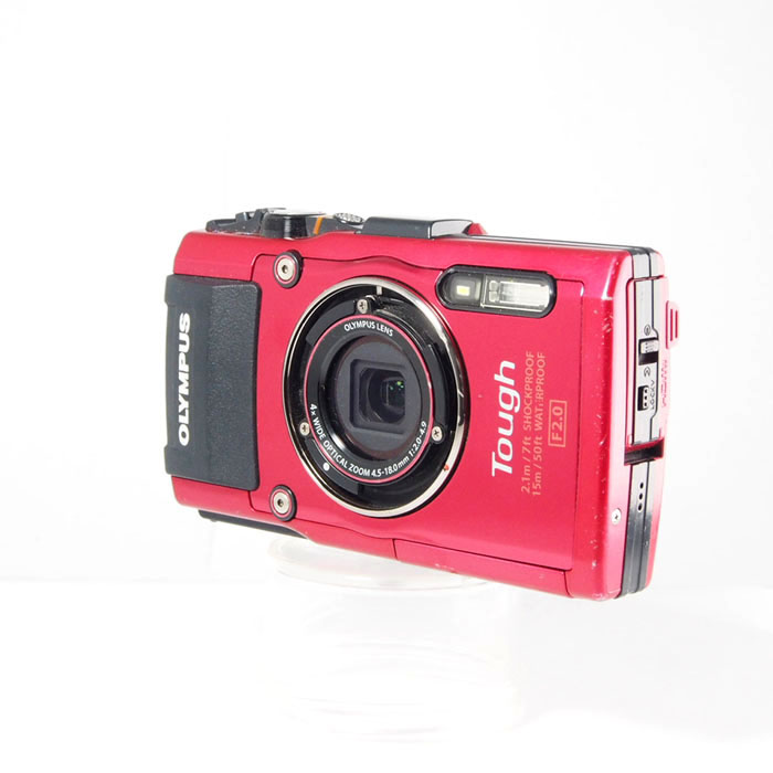 中古】(オリンパス) OLYMPUS STYLUS TG-4 TOUGH レッド｜ナニワ 