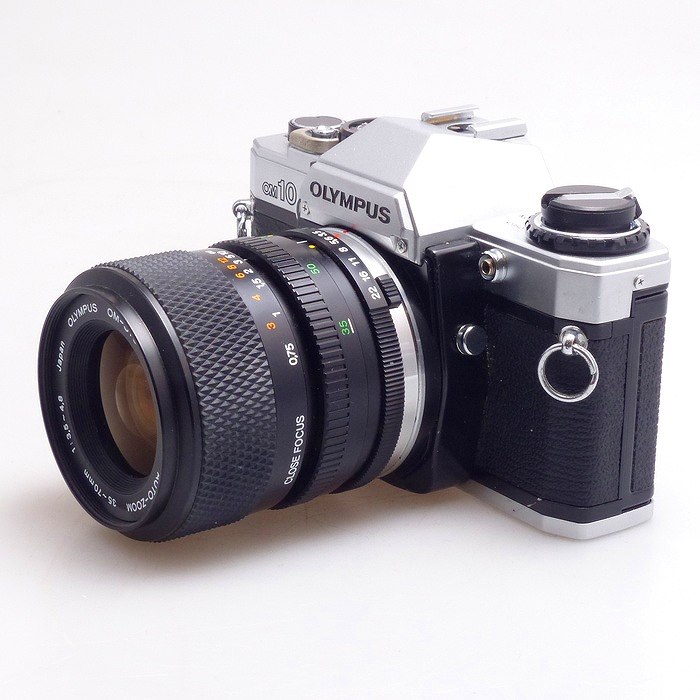 OLYMPUS オリンパス OM10 超美品 35-70mm 1:3.5-4.8 中古】(オリンパス) OLYMPUS OM10 シルバー + S 35-70/3.5-4.8｜ナニワ