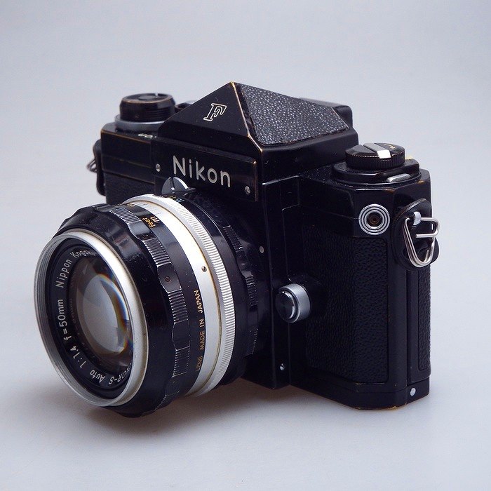 中古】(ニコン) Nikon F 中期 ブラック + NIKKOR-S Auto 50/1.4 中古】(ニコン) Nikon F 中期 ブラック + NIKKOR-S Auto 50/1.4