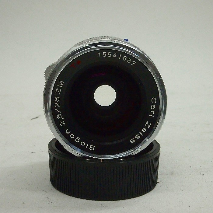【中古】(ツアイス) ZEISS BIOGON 28/2.8 ZM シルバー トップカメラオンライン / 【中古】 ツァイス(zeiss) Biogon T