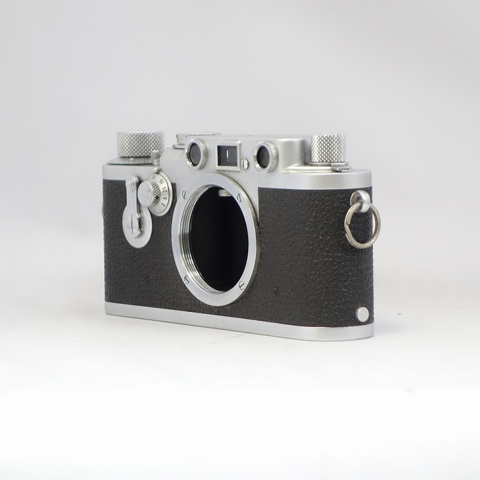 安い超激安Leica Ⅲf【要整備品】ケ−ス、フィルムカッタ−ガイド付 フィルムカメラ