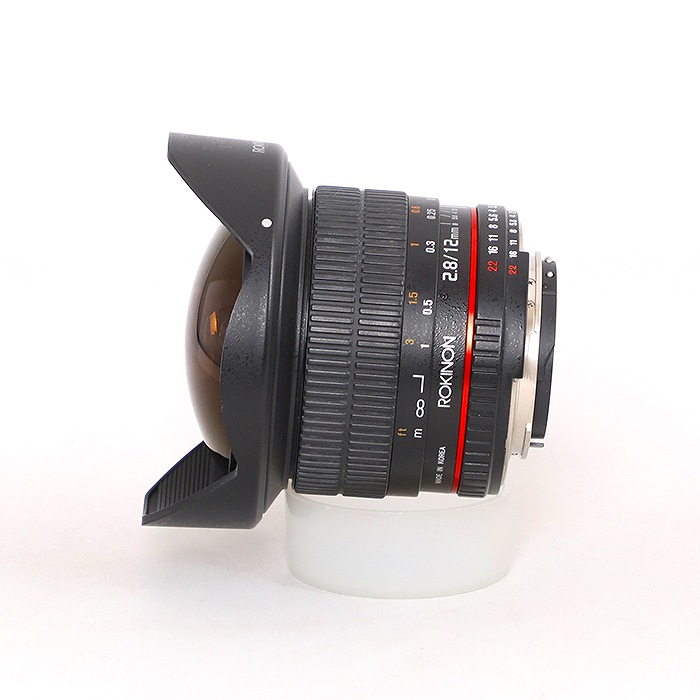中古】ROKINON 12/2.8 ED AS NCS フィッシュアイ ニコンFマウント