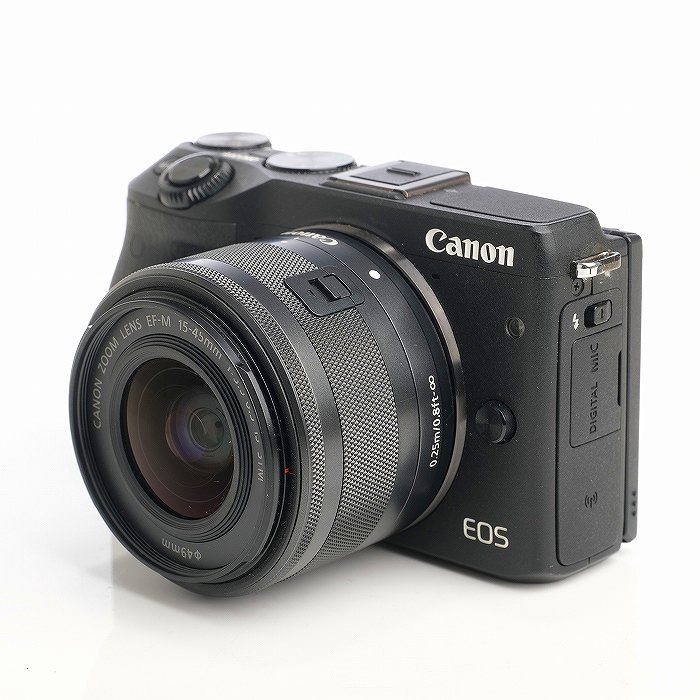 中古】(キヤノン) Canon EOS M3/EF-M15-45 IS STM キツト ブラツク