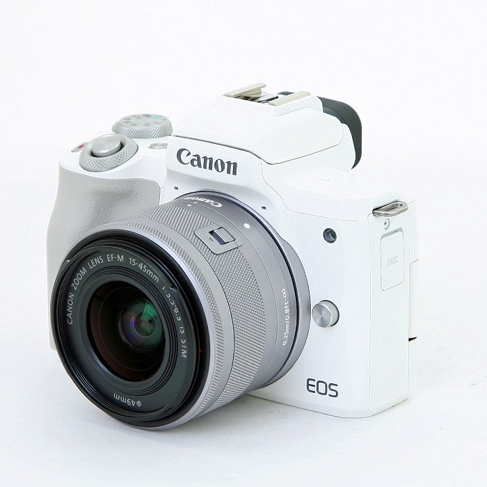 中古】(キヤノン) Canon EOS Kiss M2(W)+EF-M15-45/3.5-6.3STM｜ナニワ 