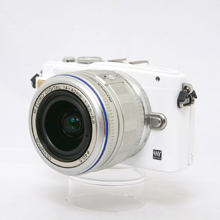 中古】(オリンパス) OLYMPUS E-PL5 レンズキツト ホワイト｜ナニワ