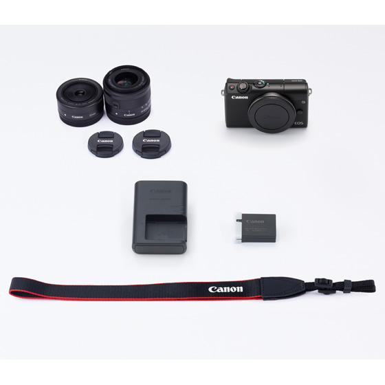 買取】キヤノン EOS M100 ダブルレンズキット ブラック | ナニワ