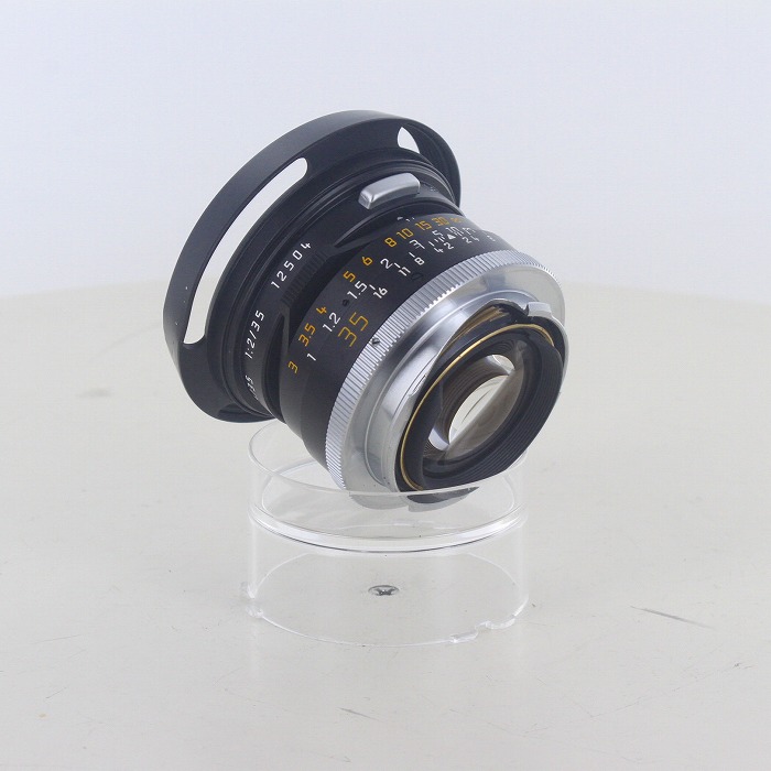 【中古】(ライカ) Leica ズミルックス M35/1.4(2nd) ストッパー無シ +フード 12504