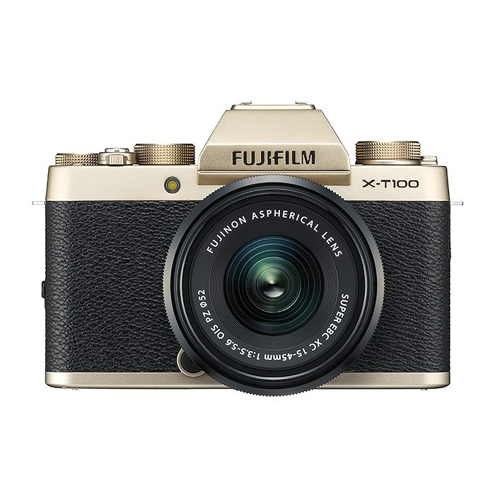 フジフイルム(FUJIFILM) X-T100 ダブルズームレンズキット シャンパンゴールド の買取価格｜ナニワグループオンライン｜k4547410384581