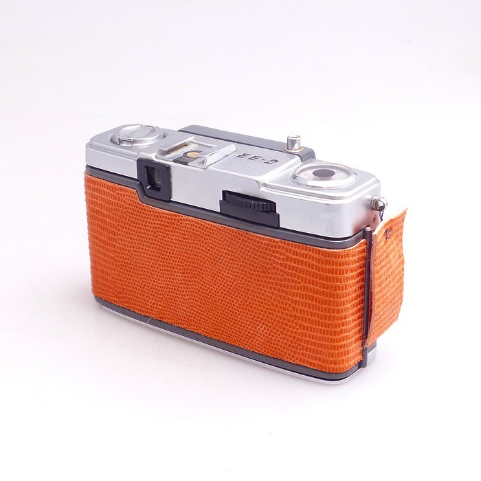 中古】(オリンパス) OLYMPUS PEN EE-2 オレンジ色革張替エ品｜ナニワ