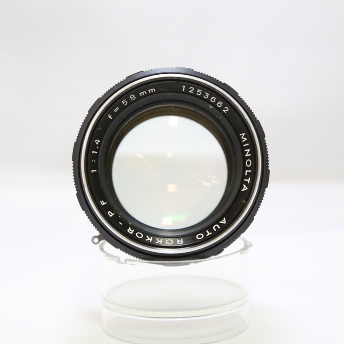 MINOLTA ROKKOR-PF 58mm f/1.4 レンズ 中古 中古】(ミノルタ) MINOLTA AUTO ROKKOR-PF 58/1.4｜ナニワグループ