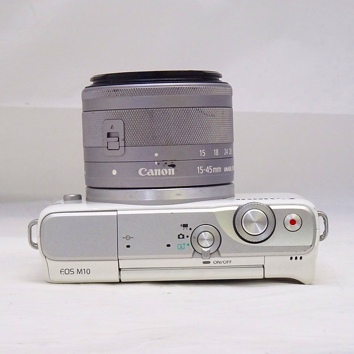 中古】(キヤノン) Canon EOS M10 ダブルズームキット ホワイト｜ナニワ 