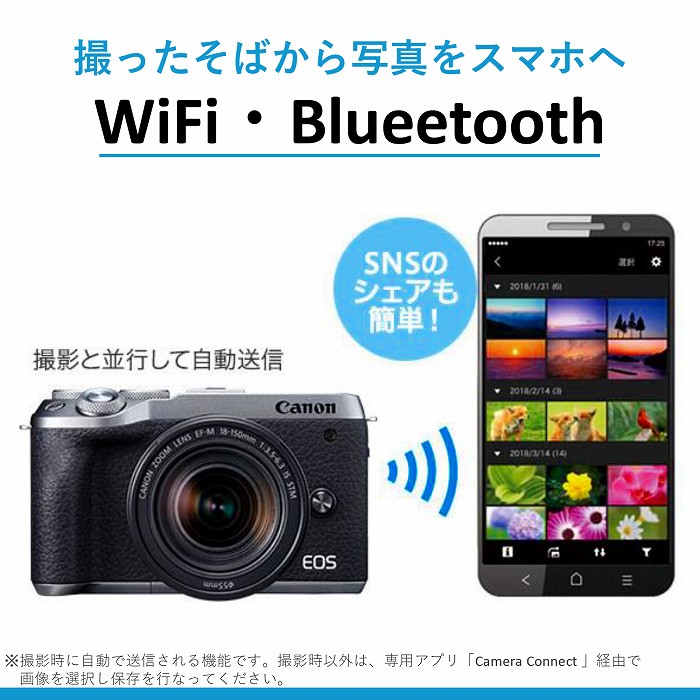 新品 キヤノン Canon Eos M6 Mark Ii ダブルズームevfキット シルバー ナニワグループオンライン 4957792149249