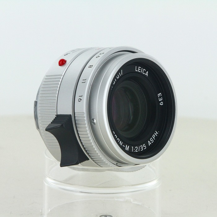 【中古】(ライカ) Leica ズミクロン M35/2.0 ASPH. シルバー (フードネジ込ミ式)