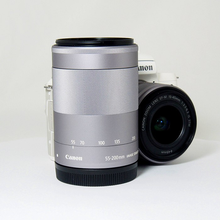 Canon EOS KissM ホワイト　望遠レンズ付き　美品（中古品） EOS Kiss M ボディ [ホワイト] 中古価格比較 - 価格.com