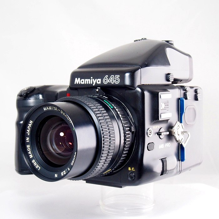 中古】(マミヤ) Mamiya 645 PRO+ワインダー+55/2.8+120ホルダー
