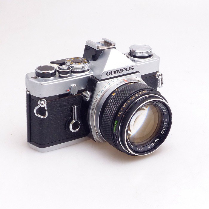 OM-1 シルバー OLYMPUS オリンパス AUTO-S 50mm F1.8 + 外観良品 F