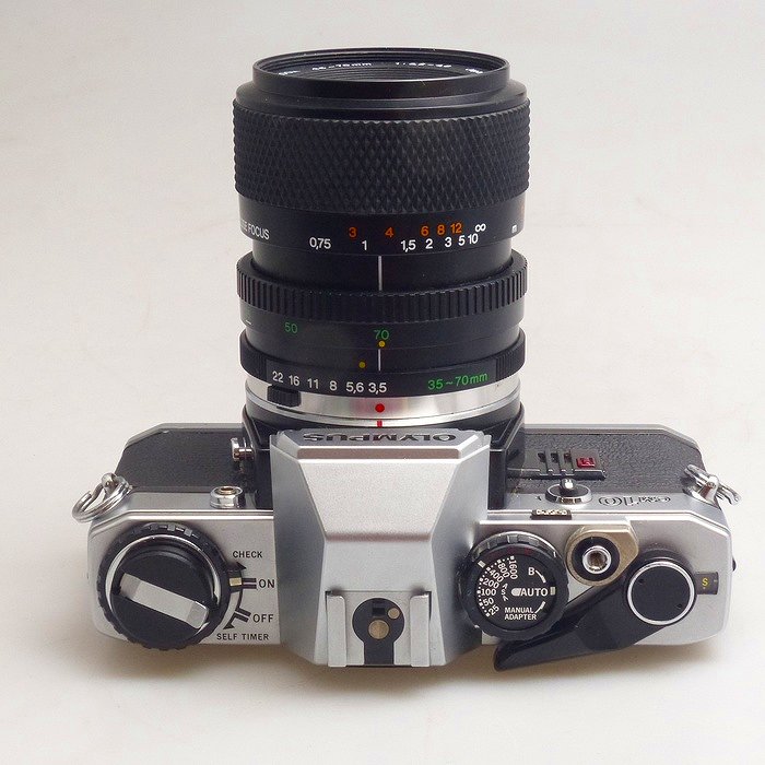 中古】(オリンパス) OLYMPUS OM10 シルバー + S ZUIKO AUTO ZOOM 35-70
