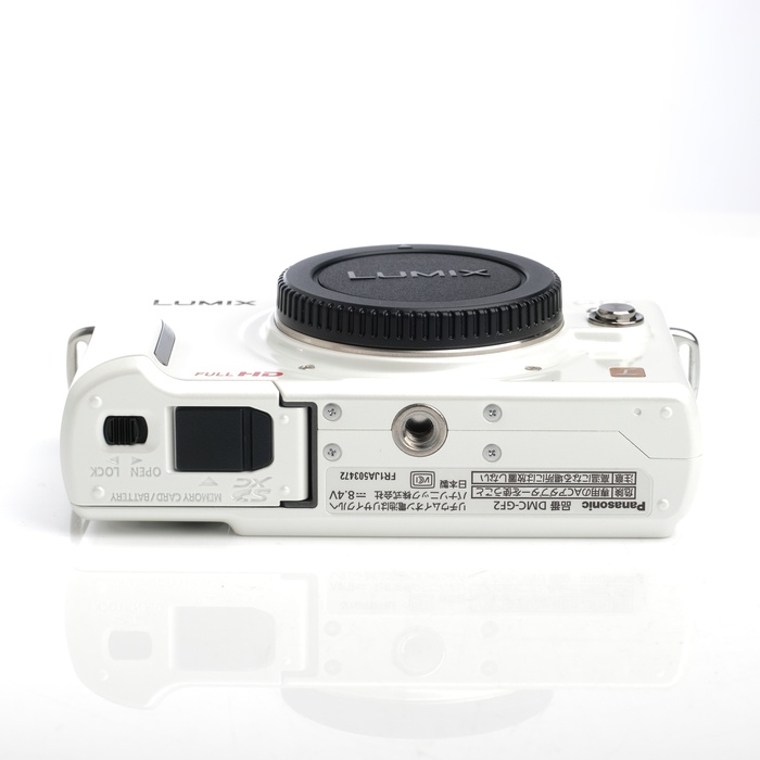 Panasonic - 良品中古 DMC-GF2 シェルホワイト ボディ M666 中古】LUMIX DMC-GF2-W ボディ (シェルホワイト) (1210万画素