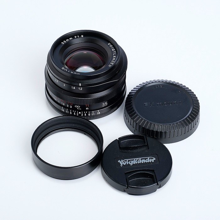 中古】(フォクトレンダー) Voigtlander NOKTON 35/1.2 ブラック フジX