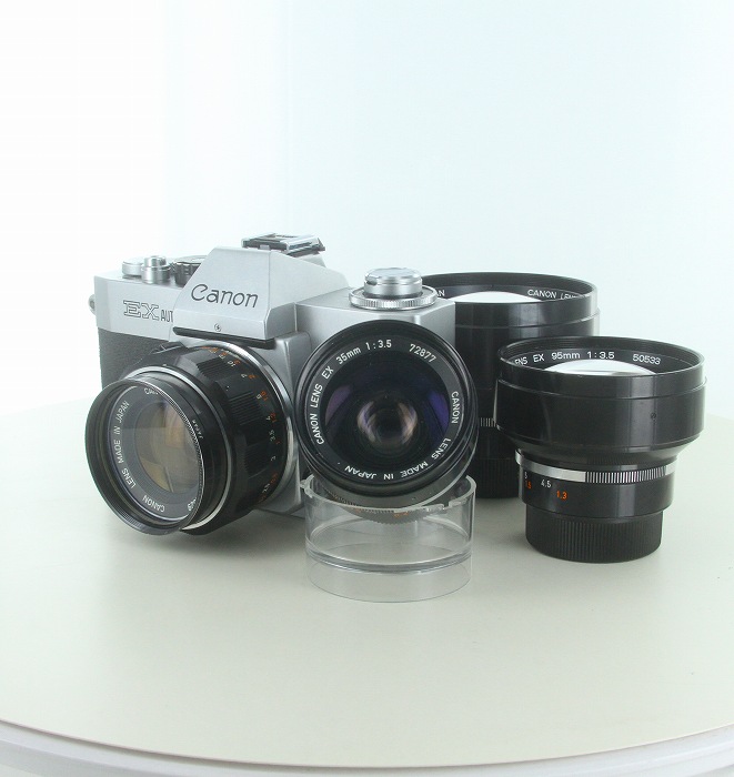 【中古】(キヤノン) Canon EX AUTO+EX50/1.8･35/3.5･95/3..5･125/3.5