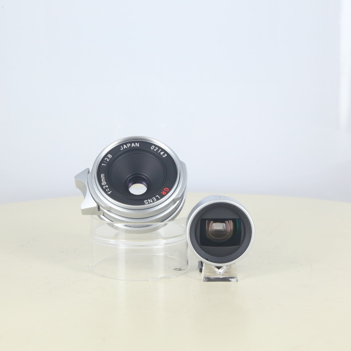 中古】(リコー) RICOH GR LENS L28/2.8 シルバー+専用ファインダー