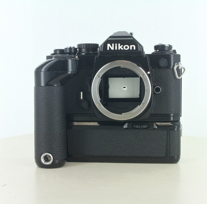 ニコン) Nikon NewFM2 ﾌﾞﾗｯｸ+MD-12 ランク：B：カメラのナニワ 