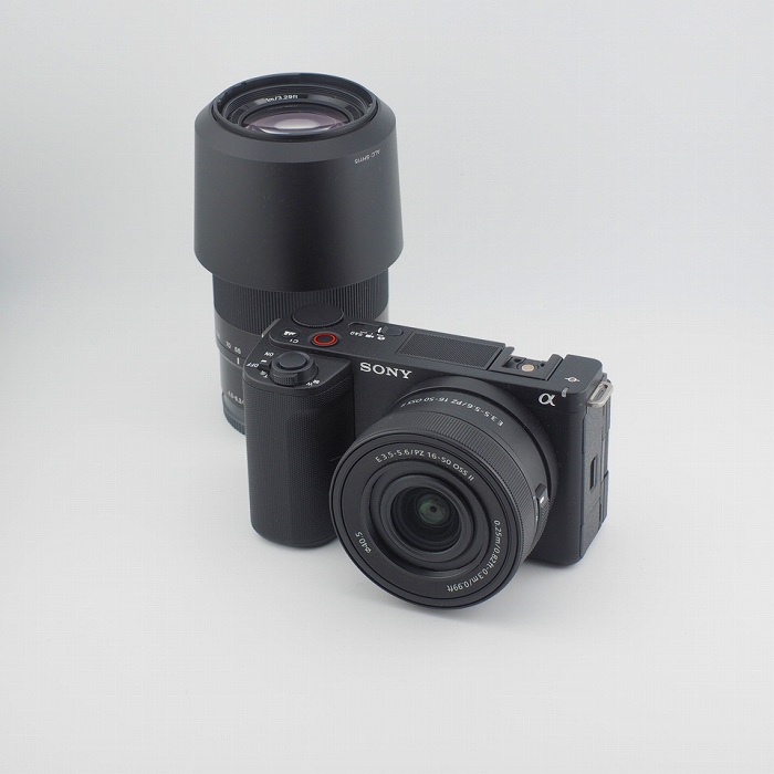 【 SONY 】ZV-E10 中古品 【 ソニー 】 中古】(ソニー) SONY VLOGCAM ZV-E10 II ダブルズームキット｜ナニワ