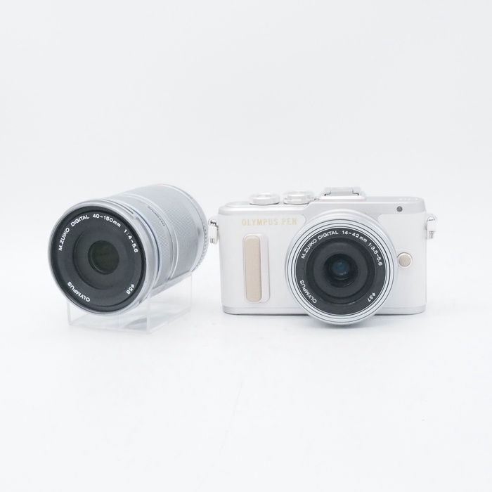 中古】(オリンパス) OLYMPUS E-PL8 EZダブルズームキツト ホワイト