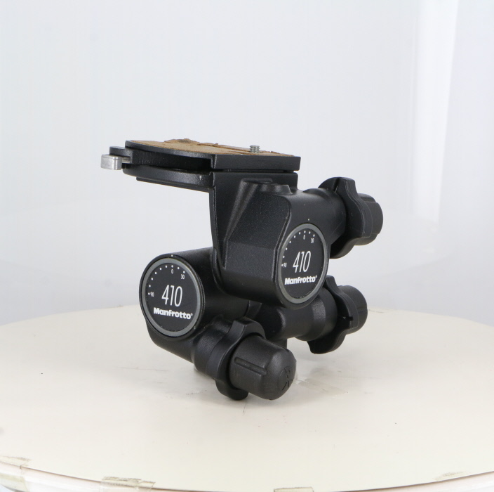 【中古品】ギア付きプロ雲台(中古品) 中古】(マンフロット) Manfrotto 410 ギア付キ ジュニア雲台｜ナニワ
