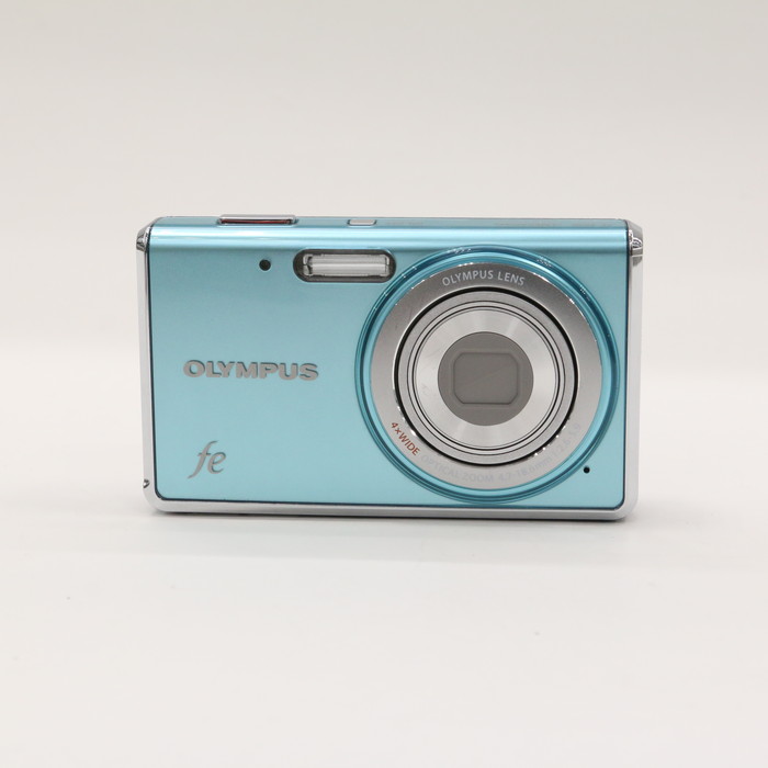 オリンパス OLYMPUS FE-4020 ライトブルー コンパクトデジタルカメラ