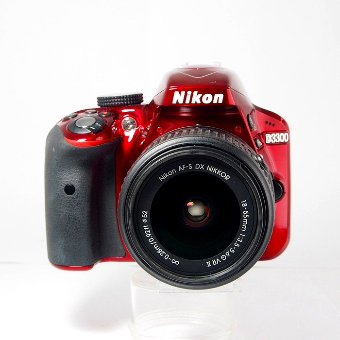 中古】(ニコン) Nikon D3300 18-55VR2 レンズキツト レツド｜ナニワ