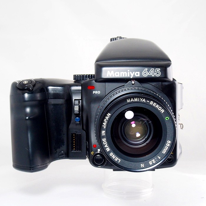中古】(マミヤ) Mamiya 645 PRO+ワインダー+55/2.8+120ホルダー