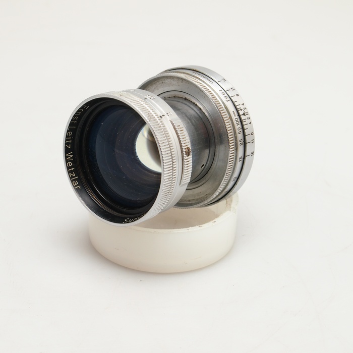 中古】(ライカ) Leica Summitar 5cm/2 円形絞リ コート有 (L39
