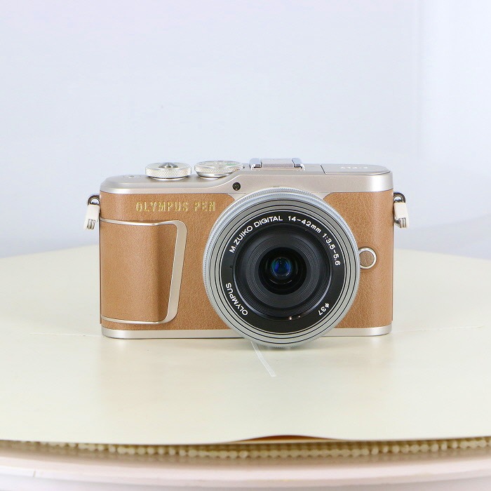 中古】(オリンパス) OLYMPUS E-PL9 14-42EZレンズキツト ブラウン