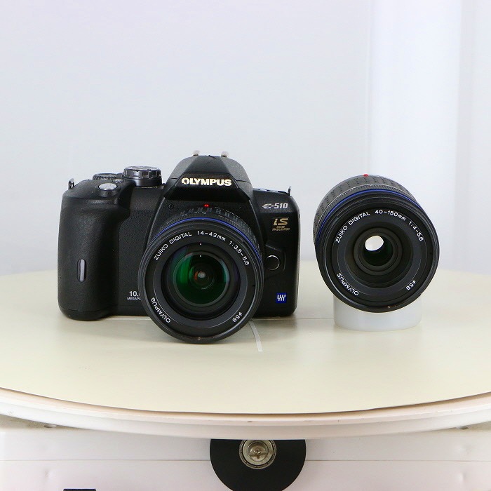 OLYMPUS デジタル一眼レフカメラ E-520 ダブルズームキット E-520WKIT ...