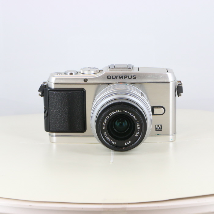 中古】(オリンパス) OLYMPUS E-P3 レンズキツト シルバー｜ナニワ