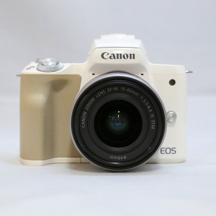 中古】(キヤノン) Canon EOS KISS M/EF-M15-45 IS STM キツト ホワイト ...