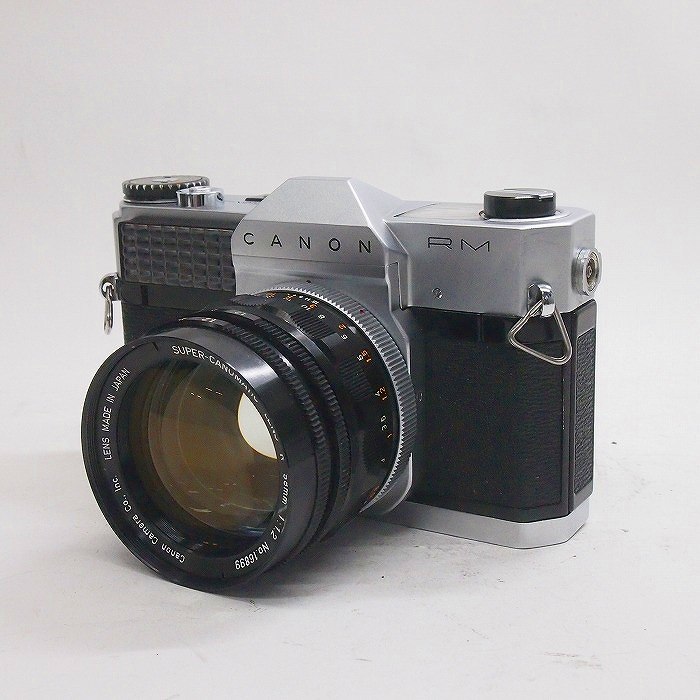 2024 整備済 Canon RM フィルムカメラ と 58 1.2 レンズ 中古】(キヤノン) Canon キヤノンフレックス RM+R58/1.2｜ナニワ
