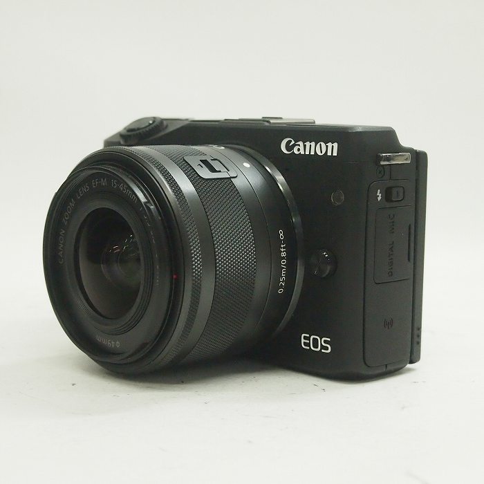 中古】(キヤノン) Canon EOS M3+EF-M15-45/3.5-6.3 IS STM ブラックの