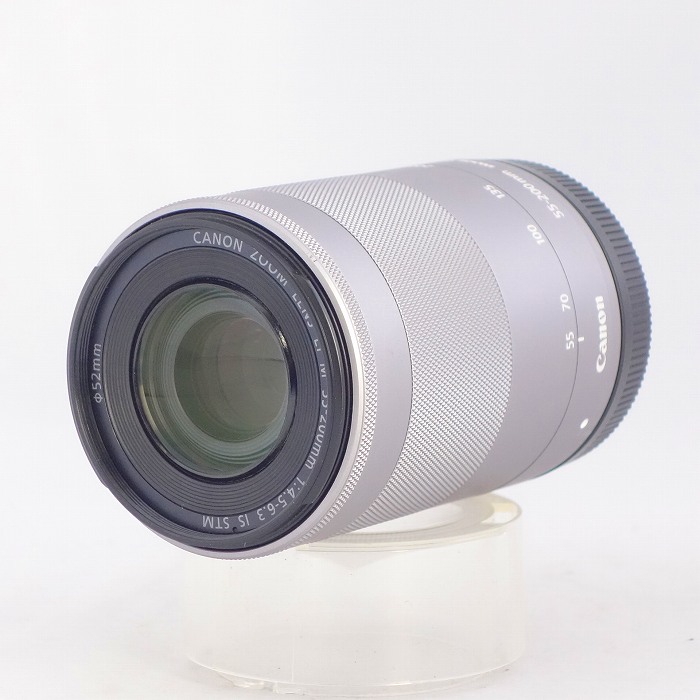 中古】(キヤノン) Canon EF-M55-200/4.5-6.3 IS STM シルバー｜ナニワ