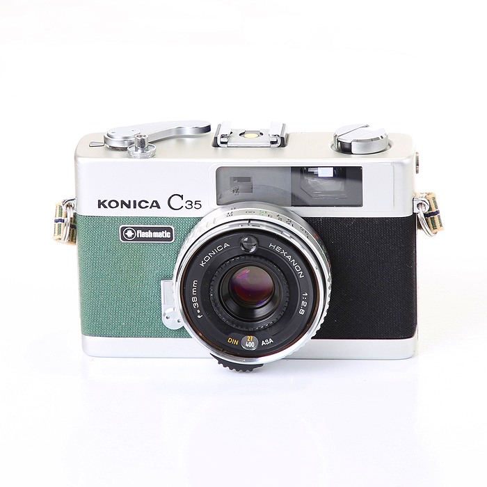 ファッション MMM様 完動品♢Konica フィルムカメラ flashmatic c35