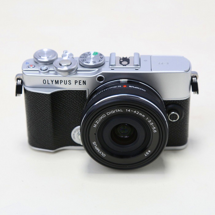 中古】(オリンパス) OLYMPUS E-P7 14-42 レンズキツト シルバー