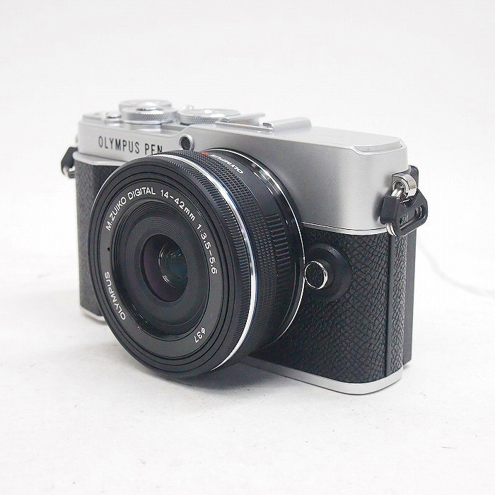 中古】(オリンパス) OLYMPUS E-P7 14-42EZレンズキツト シルバー